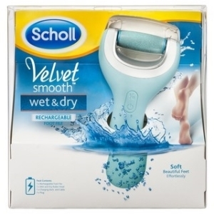 Scholl  Автоматична пила за пети за суха и мокра кожа  Velvet Smooth™ Wet & Dry Rechargeable Foot File