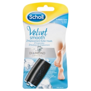 Scholl Пълнител за Автоматична пила за пети Velvet Smooth™ Express Pedi Replacement Roller Heads Regular Coarse 