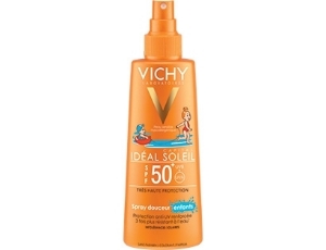 VICHY Нежен детски слънцезащитен спрей SPF 50+ 200 ml IDEAL SOLEIL Children SPF 50+ Spray