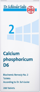 ШУСЛЕРОВИ СОЛИ N2 КАЛЦИУМ ФОСФОРИКУМ D6 80 табл. Dr. Schüssler Salt No.2 Calcium phosphoricum D6