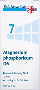 ШУСЛЕРОВИ СОЛИ N7 МАГНЕЗИУМ ФОСФОРИКУМ D6 80 табл.Dr. Schüssler Salt No. 7 Magnesium phosphoricum D6 