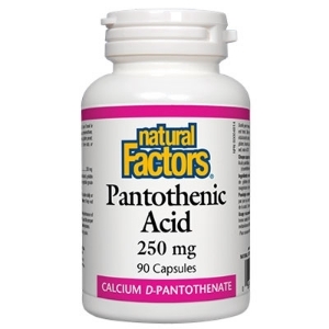 Пантотенова киселина 250 mg 90 капс. Natural factors Pantothenic Acid