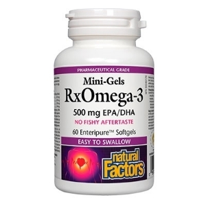 Омега фактор мини гелс 1155 mg 60 софтгел капс. Natural Factors  RxOmega-3 Mini-Gels 500 mg