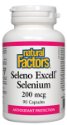 Органичен  Селен  200 mcg  60 капс. Natural Factors  Seleno Excell® Selenium