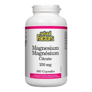 МАГНЕЗИЙ ЦИТРАТ 150 mg 90 капс. Natural Factors Magnesium Citrate