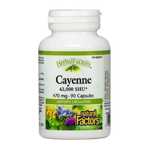 ЛЮТ ЧЕРВЕН ПИПЕР (плод на прах) 470 mg 90 капс. Natural Factors  Cayenne