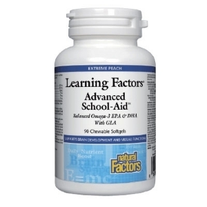 Лърнинг факторс 556 mg 90 дъвчащи софтгел капс. Learning Factors Advanced School-Aid
