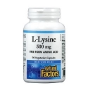 Л-Лизин 1000 mg 60 вег.капс.  Natural Factors L-Lysine