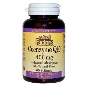 КОЕНЗИМ Q10 400 mg  60 капс.Natural Factors  Coenzyme Q10