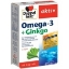 ДОПЕЛХЕРЦ АКТИВ ГИНКО БИЛОБА + ОМЕГА 3 60 табл. Doppelherz  Omega 3 + Ginkgo Biloba