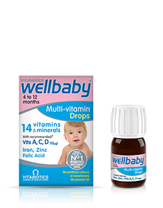 УЕЛБЕЙБИ КАПКИ ЗА БЕБЕТА 30 ml Vitabiotics Wellbaby Multi-vitamin Drops