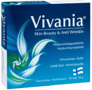 ВИВАНИЯ хиалуронова киселина 60 табл. Vivania Skin Beauty & Anti Wrinkle