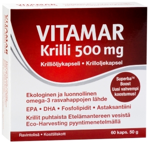 Витамар Крил 500 mg  60 капс.Vitamar Omega 3  Krilli