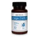 Омега 3 масло от крил 500 mg 30 капс. Biovea  OMEGA 3 KRILL OIL