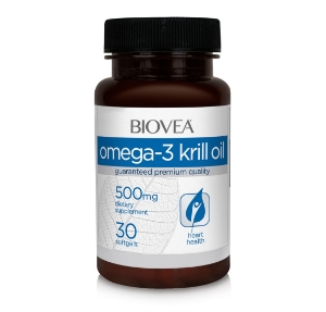 Омега 3 масло от крил 500 mg 30 капс. Biovea  OMEGA 3 KRILL OIL