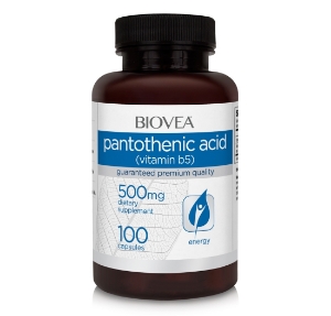 ПАНТОТЕНОВА КИСЕЛИНА (Витамин В5) 500 mg 100 капс. PANTOTHENIC ACID (Vitamin B5) 