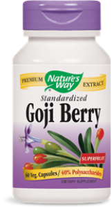 ГОДЖИ БЕРИ 500 mg 60 вег.капс. Nature's Way Goji Berry Standardized