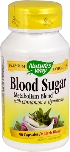Регулатор на кръвната захар Блад Шугар 90 капс. Nature's Way Blood Sugar Metabolism Blend with Cinnamon & Gymnema