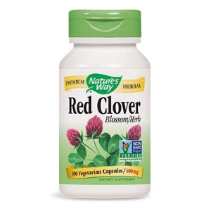 ДЕТЕЛИНА ЧЕРВЕНА (ЦВЯТ И БИЛКА) 400 mg 100 капс. Nature's Way Red Clover Blossom and Herb
