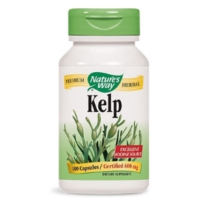 Келп (кафяви водорасли) 600 mg 100 капс. Nature's Way Kelp