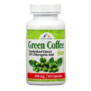 Зелено Кафе Екстракт 500 mg 60 капс. POLYHERB GREEN  COFFEE