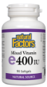 ВИТАМИН E 268 mg /400IU 90 капс.  Natural Factors  Vitamin E