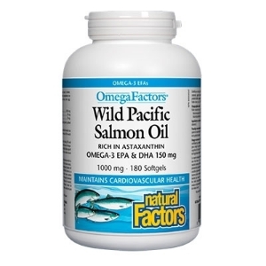 Дива тихоокеанска сьомга масло 1000 mg 90 софтгел капс. Natural Factors  Wild Pacific Salmon Oil