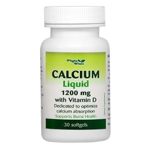 Калций 1200 mg и Витамин D 10 mcg  30 софтгел капс. PHYTO WAVE Calcium Liquid with Vitamin D