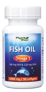 Рибено масло 18/12 1000 mg 60 софтгел капс. PHYTO WAVE FISH OIL