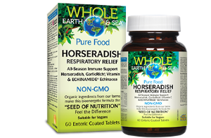 ХРЯН КОМПЛЕКС 60 табл. Natural Factors Horseradish  Whole Earth & Sea  Respiratory Relief