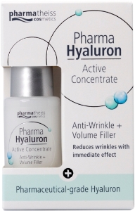 Активен хиалуронов концентрат с действия антиейдж и обемен филър 13 ml Pharma Hyaluron Active Concetrate Anti Wrinkles Volume Filler 