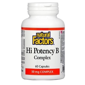 Витамин В Комплекс 50 mg 60 капс. Natural Factors Hi Potency B Complex