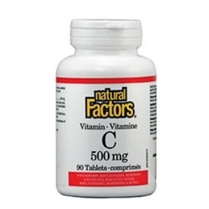 ВИТАМИН C 500 mg + ШИПКА И БИОФЛАВОНИ 90 табл. Natural Factors Vitamin C Plus Bioflavonoids & Rosehips