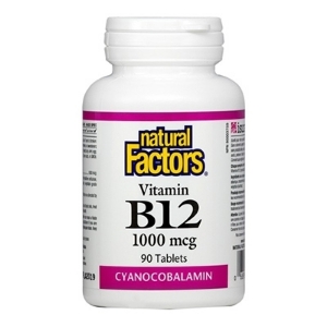 ВИТАМИН В12 1000 mcg 90 табл. Natural Factors Vitamin B12