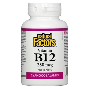 ВИТАМИН В12 250 mcg 90 табл. Natural Factors Antioxidant Vitamin B12