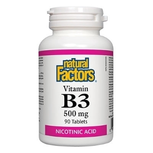 Витамин В3 500 mg 90 табл. Natural Factors Vitamin B3