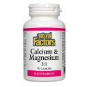 КАЛЦИЙ И МАГНЕЗИЙ+ВИТАМИН D3 90 капс.  Natural Factors Calcium & Magnesium 2:1 Plus Vitamin D3