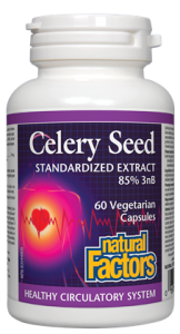 Целина 75 mg 60 вег.капс. Natural Factors  Celery Seed 