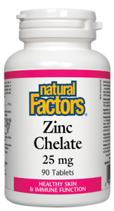 Цинк (Хелат) 25 mg 90 табл. Natural Factors Zinc Chelate