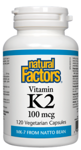 ВИТАМИН К2  100 mcg 60 вег.капс. Natural Factors Vitamin K2