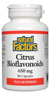 Цитрусови биофлавоноиди + Хесперидин  90 капс. Natural Factors Citrus Bioflavonoids 650 mg Plus Hesperidin