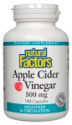Ябълков оцет 500 mg 90 капс. Natural Factors Apple Cider Vinegar