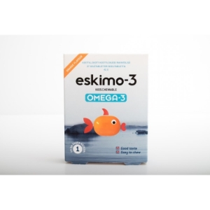 Рибено масло за деца 27 дъвчащи табл. Eskimo-3 Kids chewable