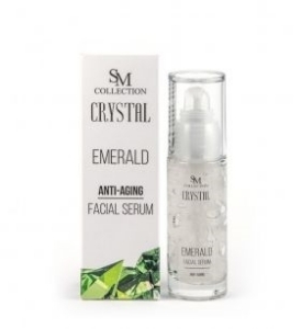 Серум за лице с прах от Изумруд  30 ml Anti-Aging Emerald Powder Face Serum 