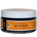 Натурален черен сапун с лимон  200g Moroccan Black Soap  Orange Blossom
