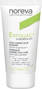 Noreva Лечебна грижа за кожа с персистиращи акнеични лезии 30 ml EXFOLIAC ACNOMEGA 200