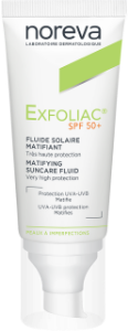 Noreva Слънцезащитен матиращ флуид 40 ml EXFOLIAC SPF50+ MATIFYING SUNCARE FLUID