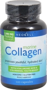 NeoCell Рибен Колаген+ Хиалуронова киселина 120 капс. Marine Collagen with Hyaluronic Acid