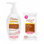 Antibacterial intimate hygiene kit 200 ml and soft tissue for intimate toilet 15 pieces