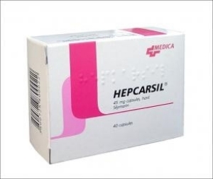 ХЕПКАРЗИЛ капс. 45 mg капс. x 40  HEPCARSIL